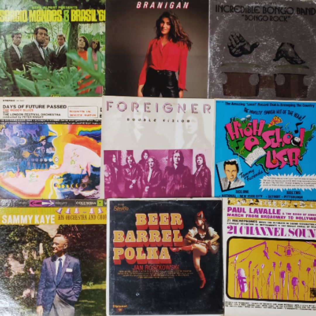 Vinyl Records for Crafts Vintage Vinyl Lot, DIY, Home Décor, Vinyl Art