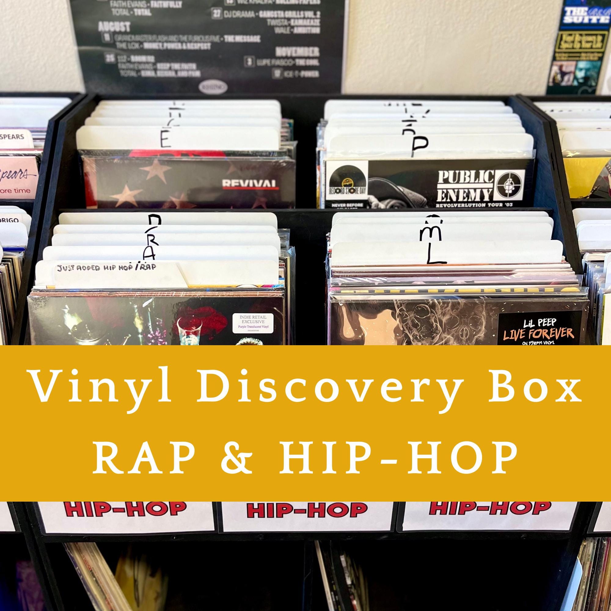 Hip-hop Vinyl Records Discovery Box | Mystery Box | Perfect Gift