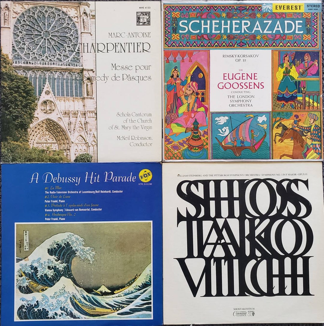 Vintage Classical Music Vinyl Records random Lots Etsy