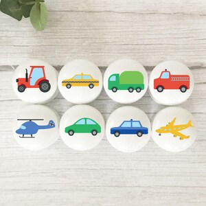 White Beech Car Furniture Knob: Kids Room Decor