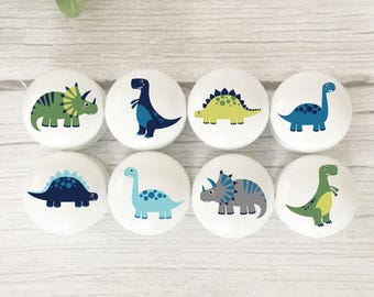 Drawer Knobs, Dinosaur Knobs, Jurassic Knobs, Door Knobs, Drawer Pulls, Boys Room, Dinosaur Room, Nursery Knobs, Furniture Knobs, Gift