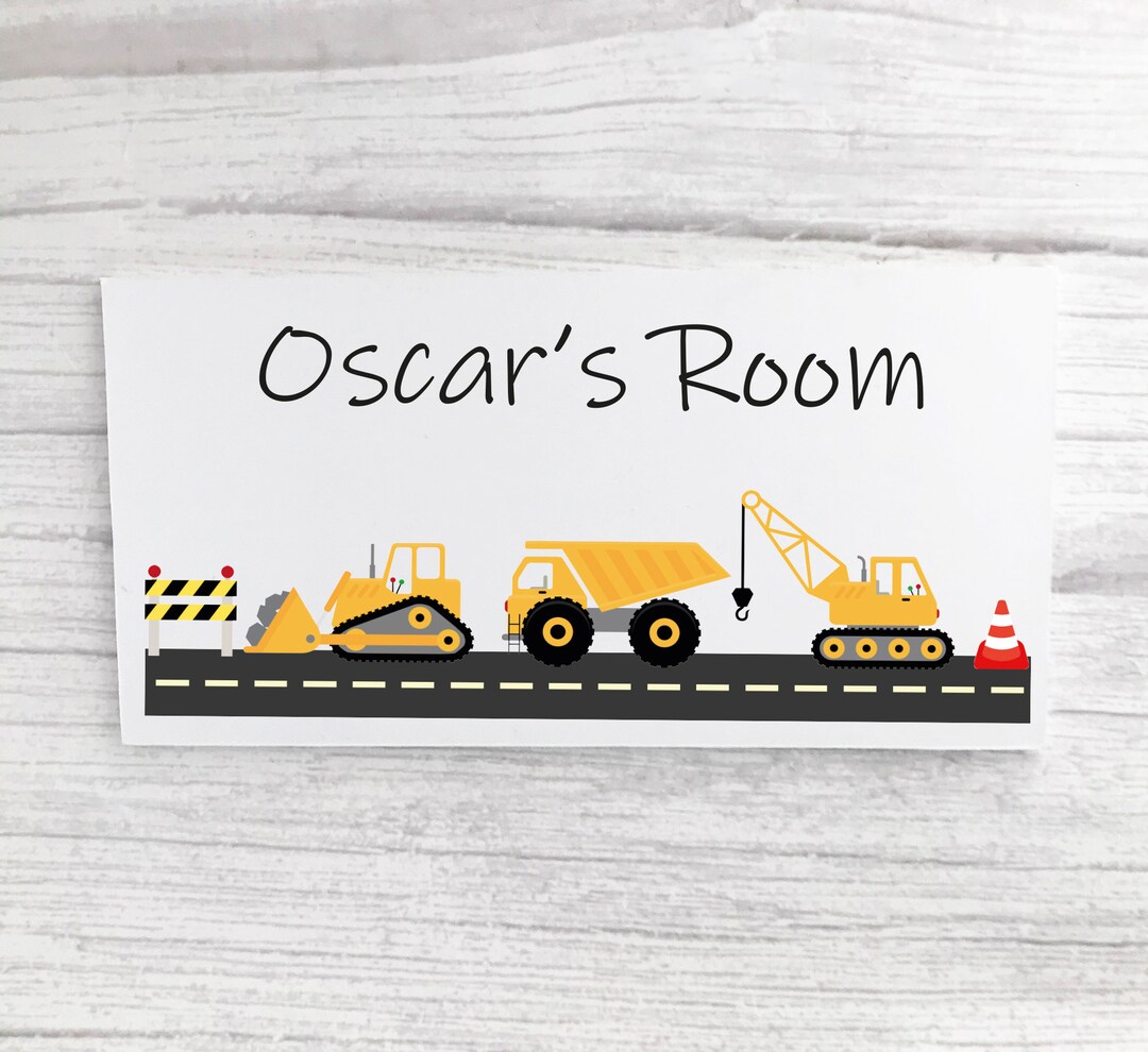Construction Door Sign, Construction Plaque, Kids Plaque, Kids Sign ...