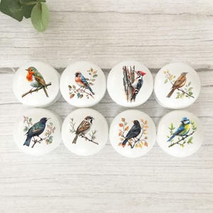 Bird Drawer Knobs, English Bird Knobs, Dresser Pulls, Handles, Robin, Furniture Handles, Furniture Knobs, Door Handles, Dresser Handles.