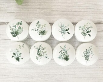 Foliage Drawer Knobs, Leaf Door Knobs, Leaf Bouquet Handles, Kitchen Decor, Foliage Cabinet Knobs, Greenery Design.