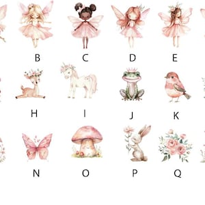 May include: A set of 16 digital illustrations featuring fairies, mushrooms, a deer, a unicorn, a frog, a bird, flowers, a butterfly, a house, and a rabbit. The illustrations are in a watercolour style and are perfect for use in scrapbooking, card making, or other craft projects.