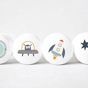 Drawer Knobs, Drawer Pulls, Door Knobs, Children's Room, Rocket, Boys Room, Boys Room Decor, Space Knobs, Space Room, Rocket Knobs, Gift image 3