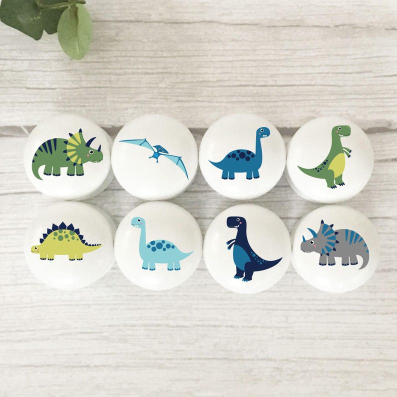 Drawer Knobs, Dinosaur Knobs, Jurassic Knobs, Door Knobs, Drawer Pulls, Boys Room, Dinosaur Room, Nursery Knobs, Furniture Knobs, Gift 画像 1