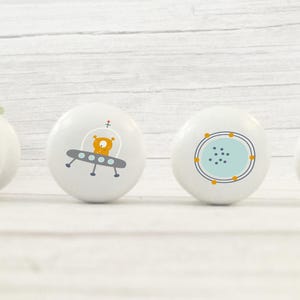Drawer Knobs, Drawer Pulls, Door Knobs, Children's Room, Rocket, Boys Room, Boys Room Decor, Space Knobs, Space Room, Rocket Knobs, Gift image 2