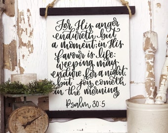 Hand lettered, Joy comes in the morning scripture, SVG, digital file for screen printing, Cricut, Silhouette, SCAL,DIY scripture, gift idea