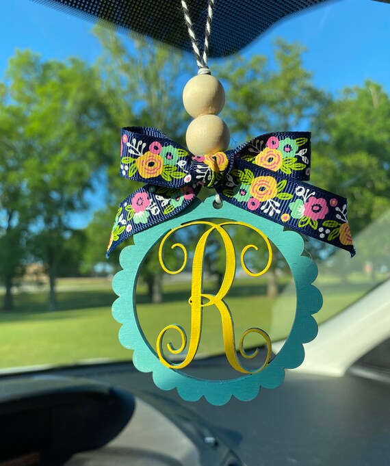 Order Online Personalized Monogram Car Charm