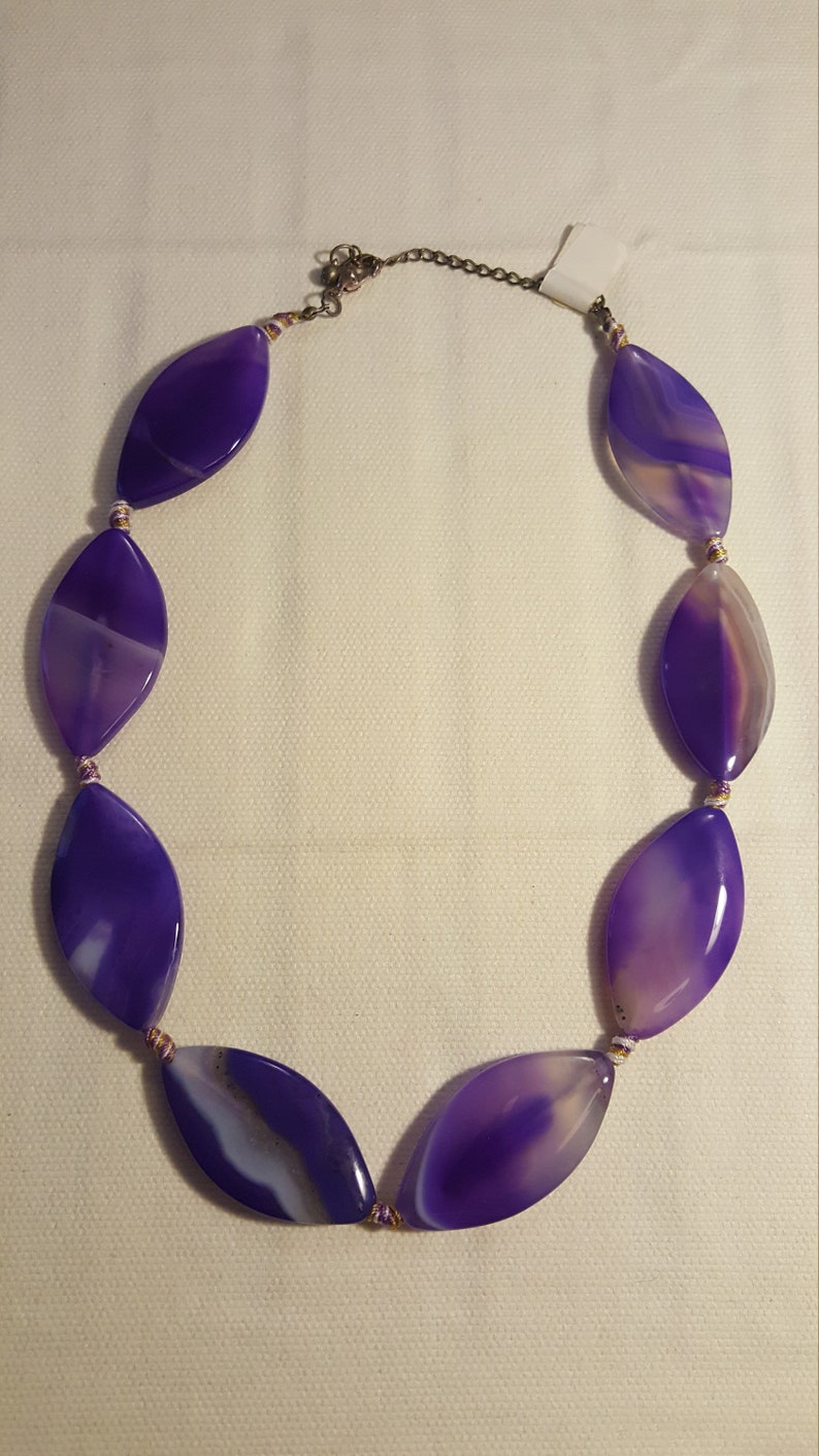 Semi precious stone necklace