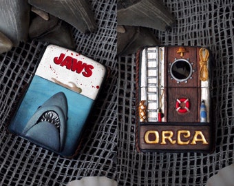 Jaws Themed Custom Lighter