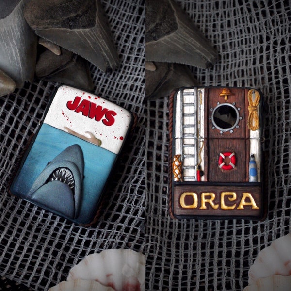 Briquet personnalisé sur le thème de Jaws