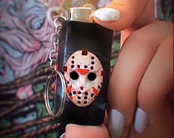 Friday The 13th Jason Voorhees Lighter Keychain Sleeve