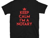 Keep Calm Notary Public Lawyer Notary Attorney Gift T-shirt