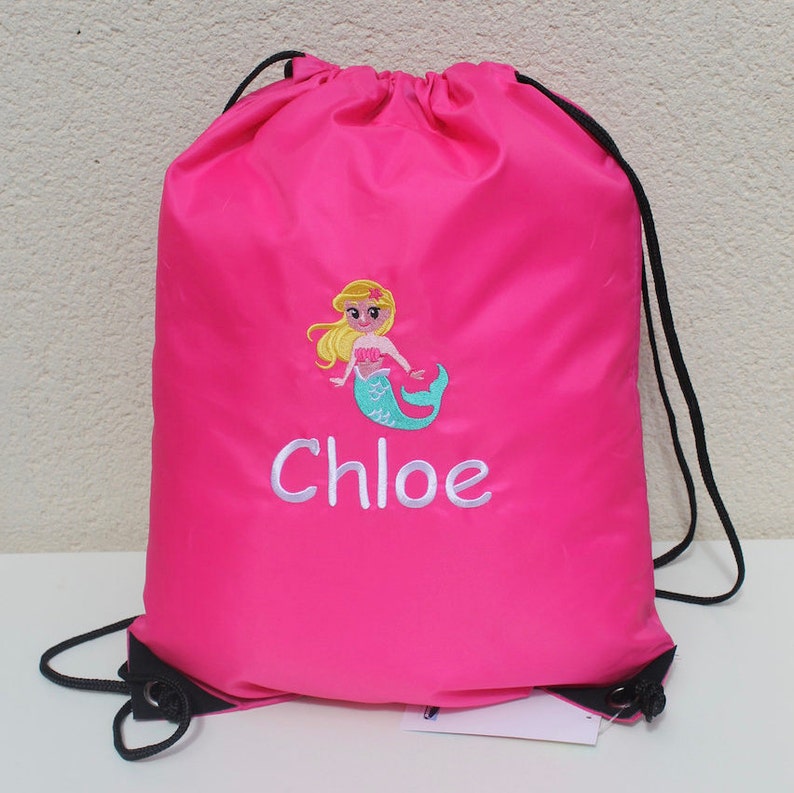 Childs Personalised Mermaid Kit Girls Swim Bag Childrens - Etsy UK