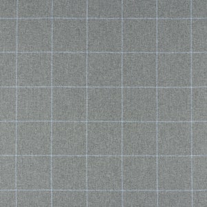 May include: Gray fabric with a subtle white checkered pattern.