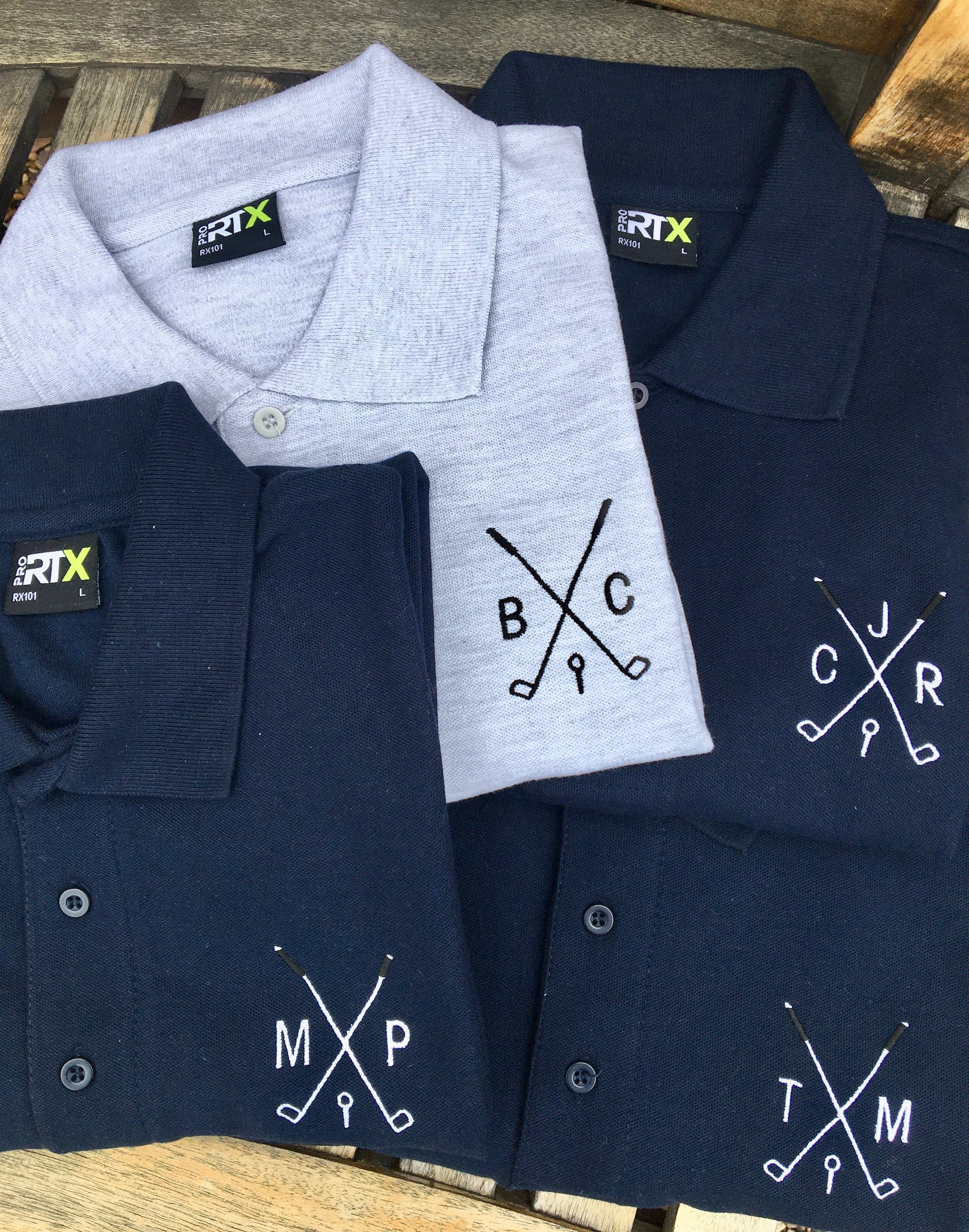 Personalised Golf Polo Shirt With 