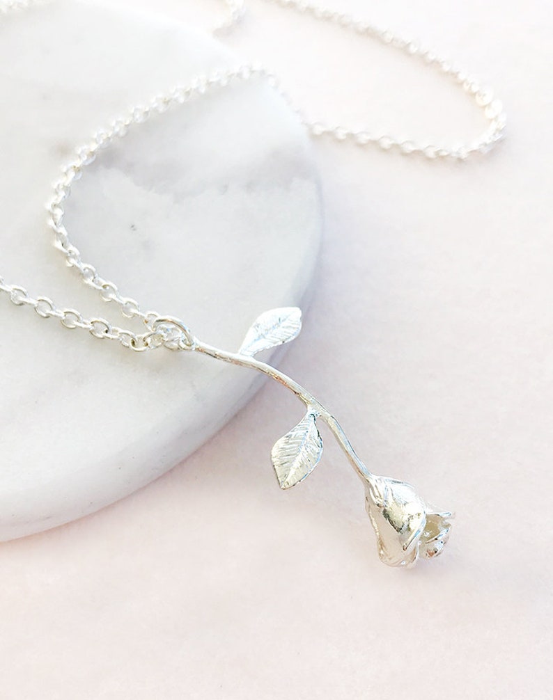 Rose Necklace And Earrings Gift Set