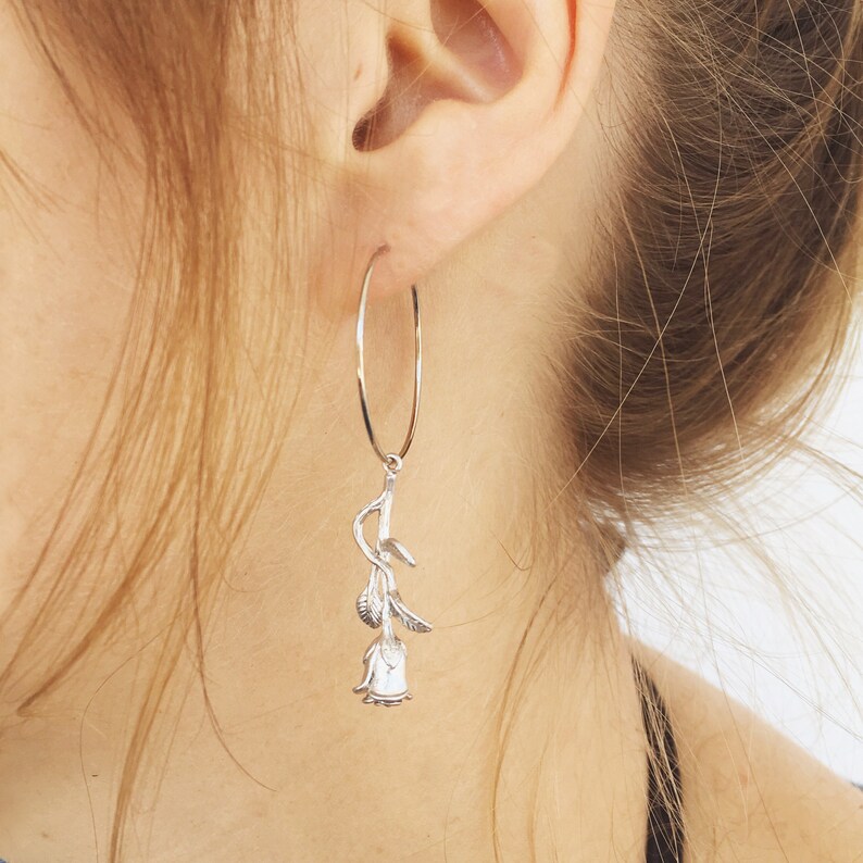Rose Necklace And Earrings Gift Set