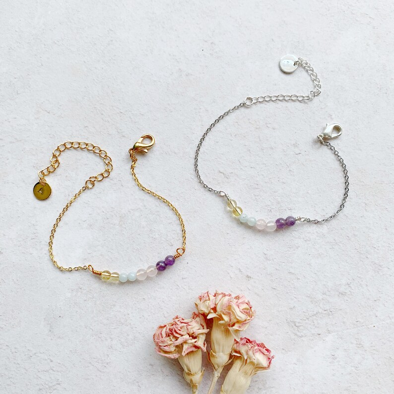 Wellbeing Gemstone Necklace and Bracelet Gift Set