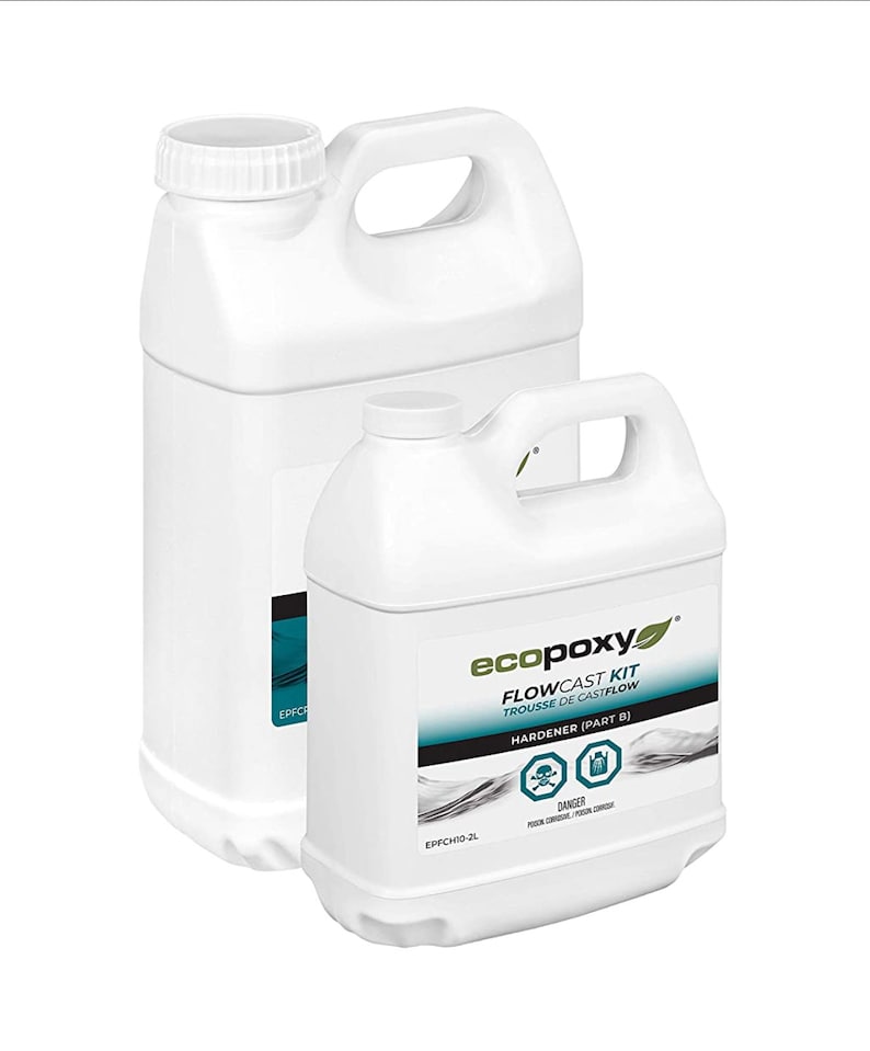Ecopoxy Flowcast Biobased Deep Casting Epoxy Resin Etsy