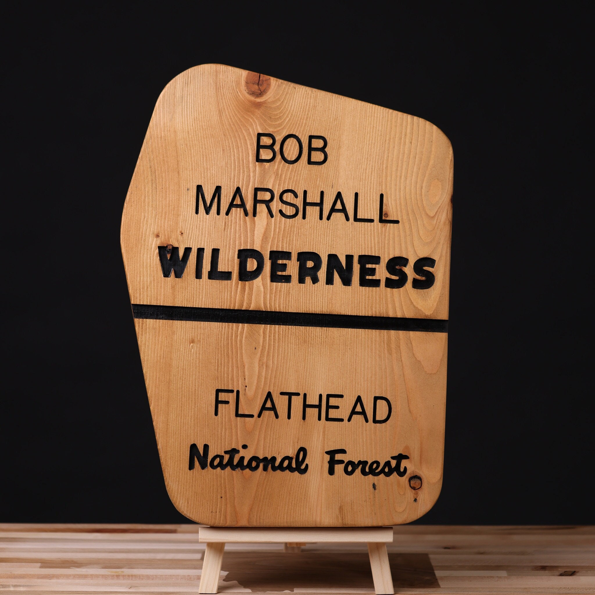Wilderness Sign bob Marshall Flathead Sign small Etsy