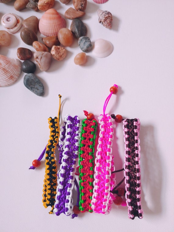 beaded friendship bracelets DIY - see kate sew