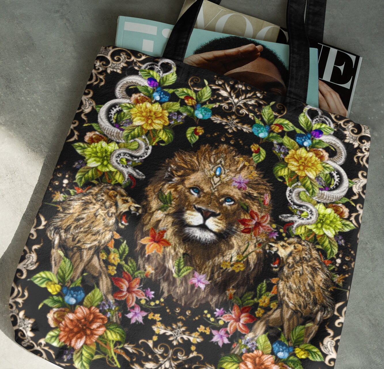 Gold Lion Handbag Etsy Canada