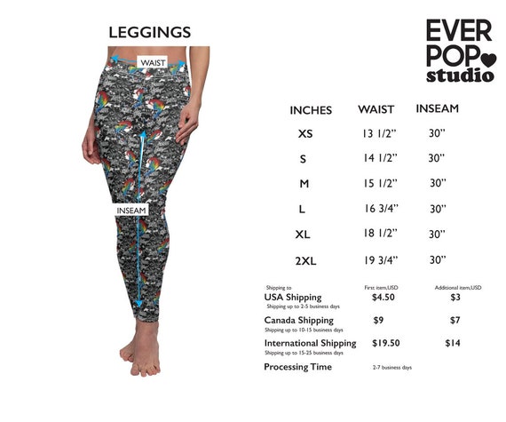 Floral Leggings, Flower Legging, Activewear for Women, Printed Yoga Pants,  Running Pant, Workout Clothes, Gym Clothing, All Over Print 