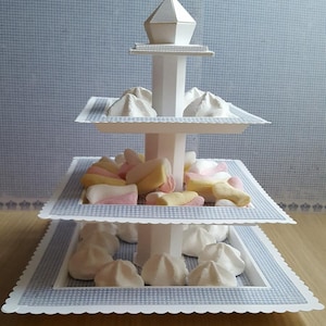 3 Tiers Cake Stand * Digital Cut file *