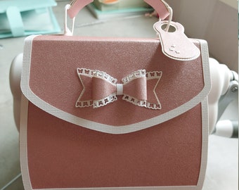 3D Sophisticated Handbag ( Digital Cut file !! )