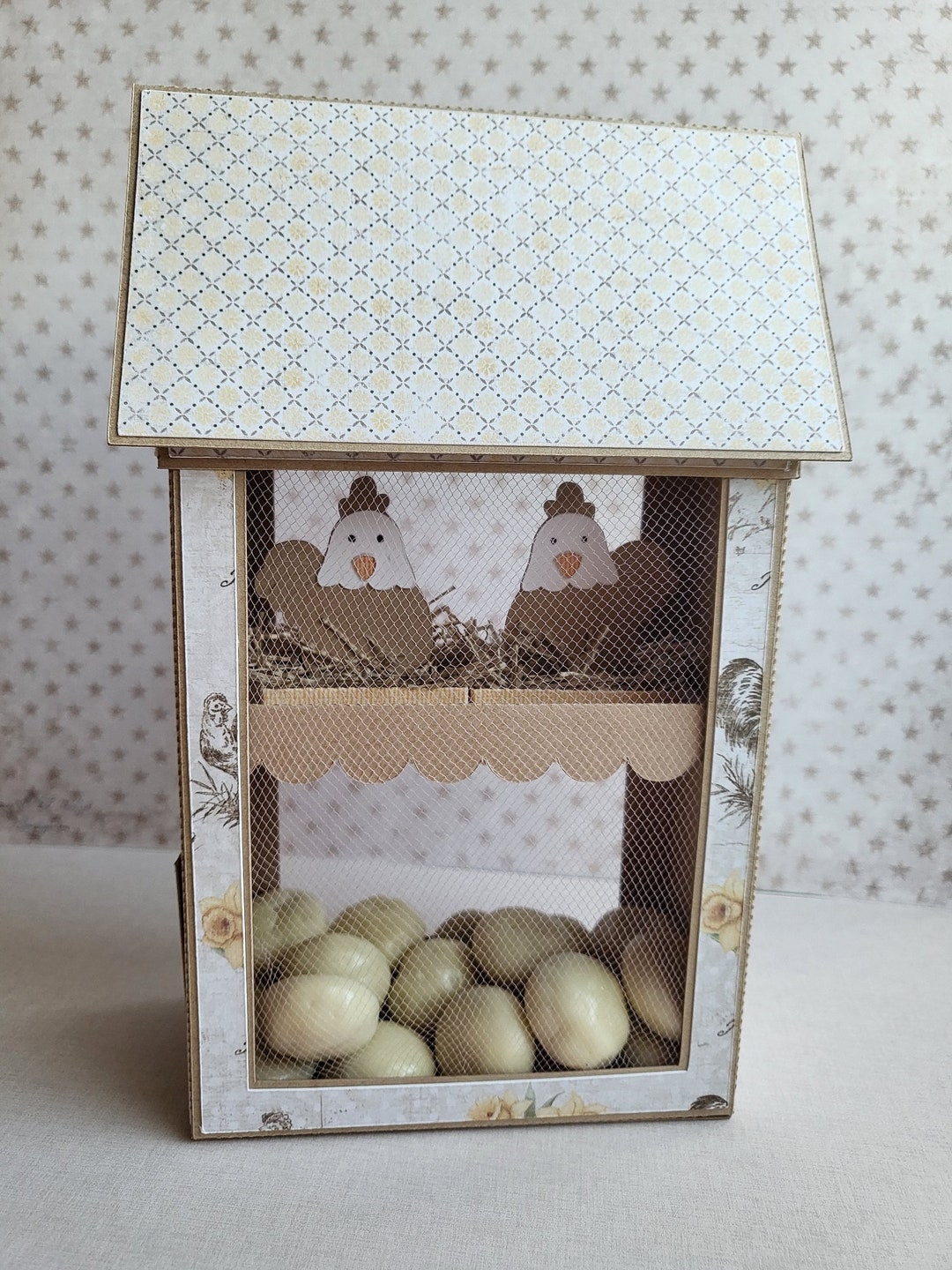 3D Chicken Coop Gift Box Digital Cut File NO PDF Etsy