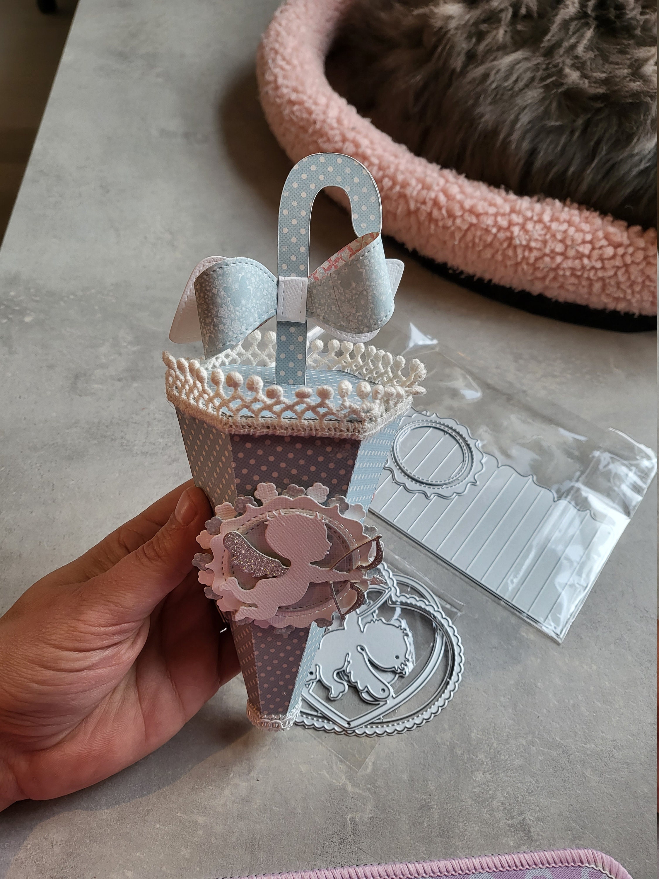 Umbrella Gift Box Digital Cut File Etsy