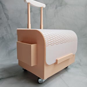 3D クラフト トラベル トロリー (3D プリント) 説明ボックスを読んでください。