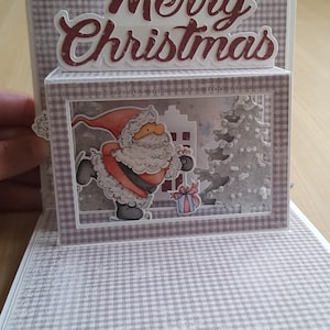 Carte de Noël pop-up (fichier de découpe numérique, pas de PDF)