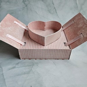 3D Rising Heart Geschenkbox ( Keine PDF. Digitalschnittdatei !!)