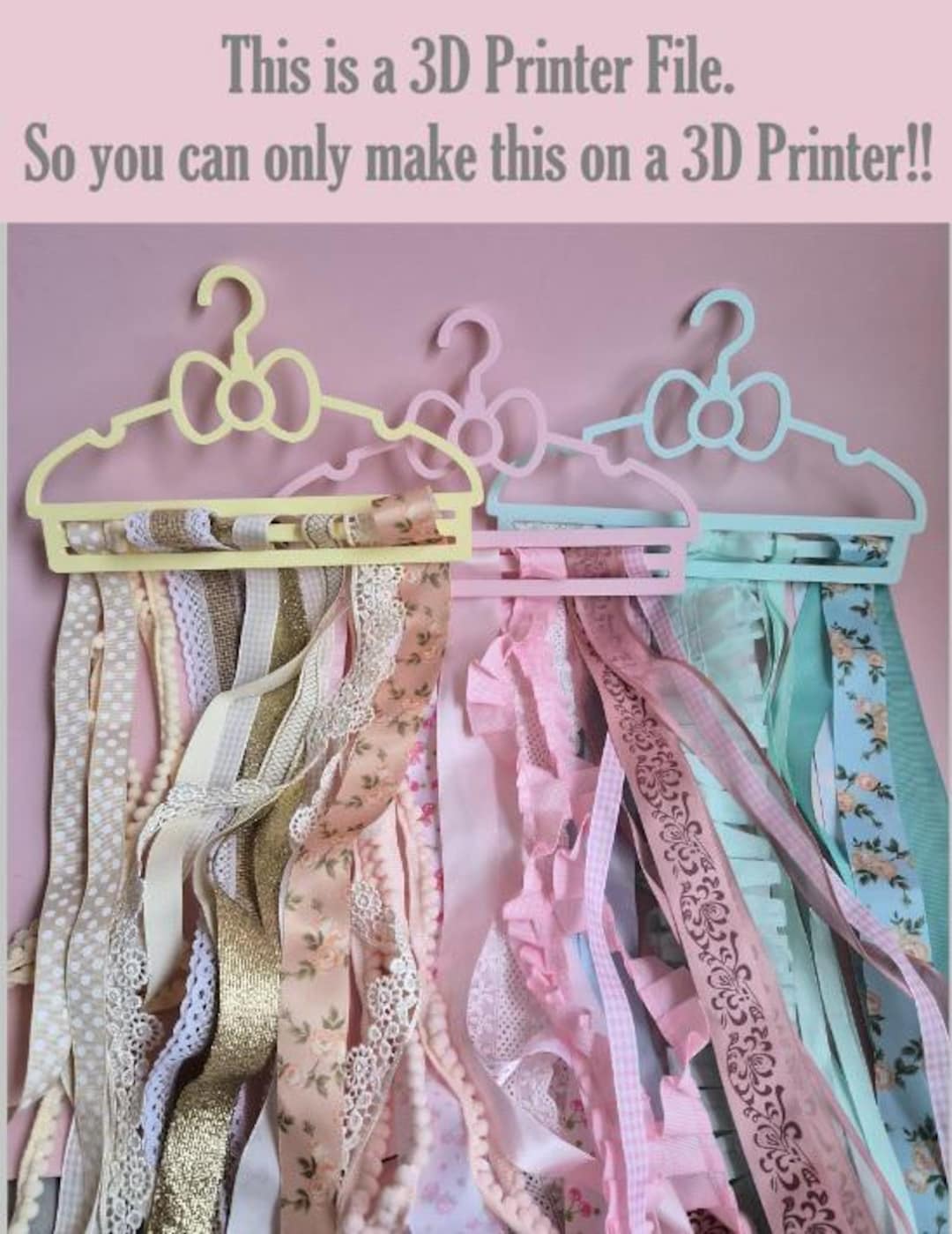 Ribbon Storage Hangers ( 3D Print File !! ) READ DESCRIPTIONBOX !! - Etsy