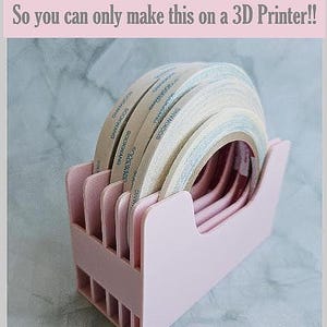 Scatola portaoggetti per nastro biadesivo FILE di stampa 3D (LEGGI ANCHE: DESCRIZIONE DELLA SCATOLA)