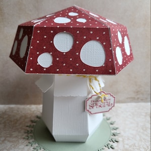 3D Pilz Geschenkbox ( Digital Cut Datei !!)