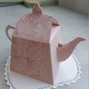 Caja de regalo de tetera (¡archivo de corte digital!)