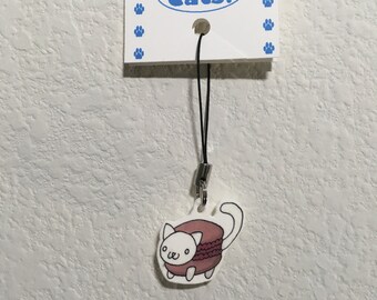 Meowcaron Cell Phone/Zipper Charm