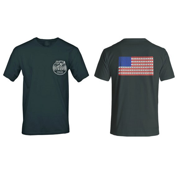 Big Daddy US Flag Performance UPF 50 T-shirt Patriotic and Protective  Fishing Apparel 