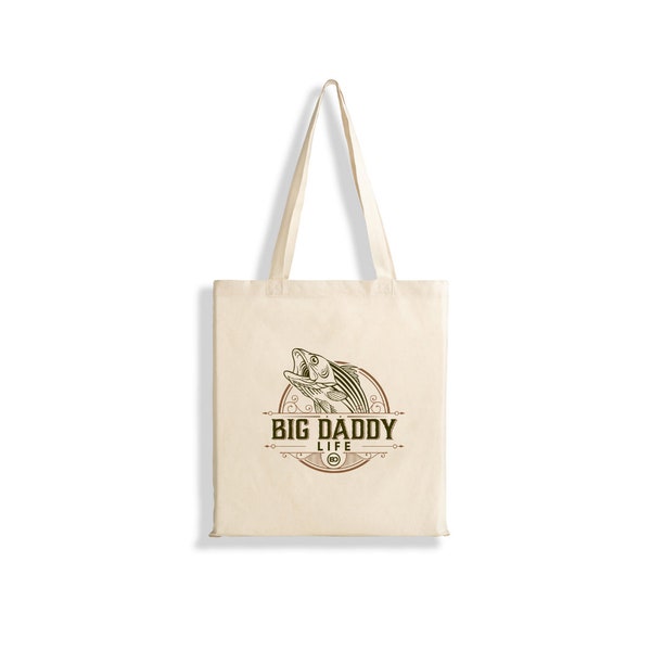 Big Bass Canvas Tote Bag