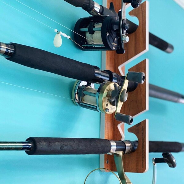 Fishing Rod Holder Etsy