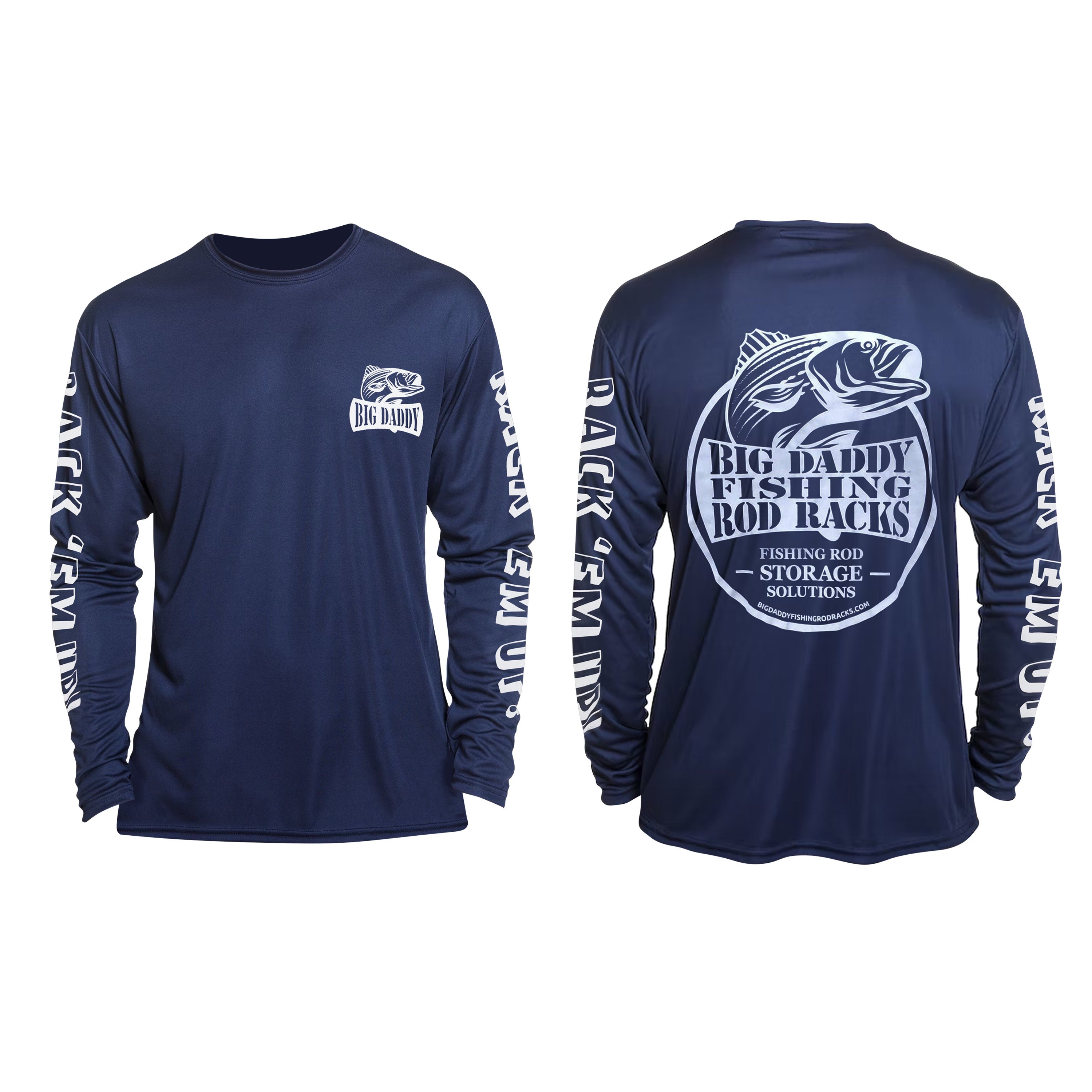 Big Daddy Long Sleeve Fishing Performance Shirt - UPF 50 UV Protection, Stylish and Protective Fishing Apparel