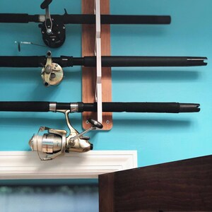 Big Daddy Fishing Rod Rack Shorty 3-holder Wall or Ceiling - Etsy