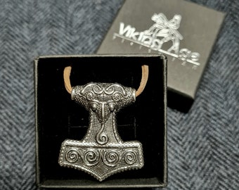 Silver Thor hammer from Skane - Sweden