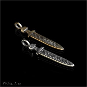 Silver miniature viking sword pendant from Aarchus - Germany