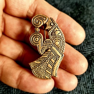 Odin&#39;s raven brooch, Viking Amulet
